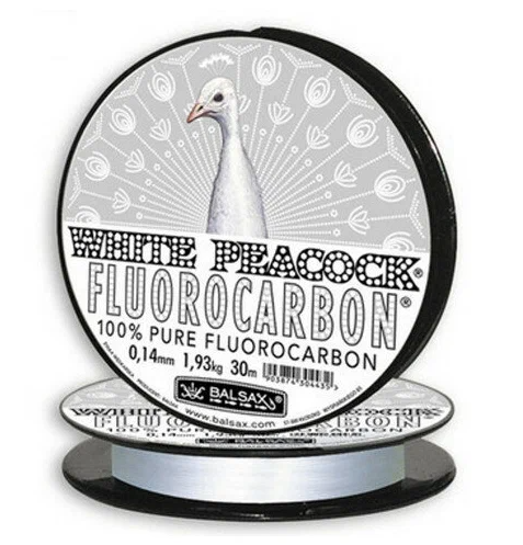Леска BALSAX "White Peacock Fluorocarbon BOX" 50м 0,32 (9,31кг)											