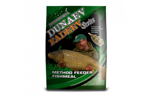 Прикормка DUNAEV-Fadeev 1 кг Method Feeder Fishmeal