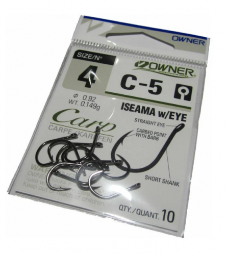 Крючок OWNER №53265 / С-5  № 4 (10шт.) CARP																		