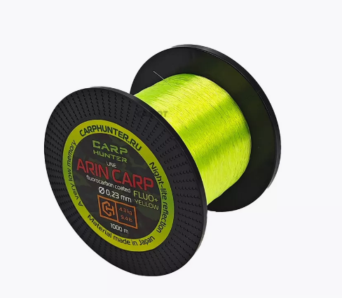 Леска CarpHunter Arin Carp 0,33мм 8,1кг 17,1lb 1000м Fluo Yellow