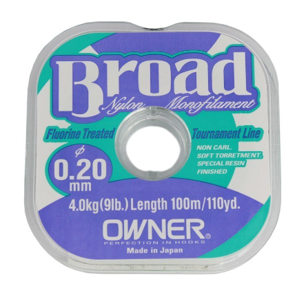 Леска OWNER /BROAD 100m./ 0.20mm.																			