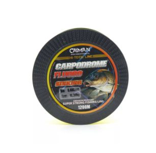 Леска Caiman Carpodrome Fluoro yellow 1200м 0,405мм 205420									
