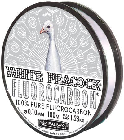 Леска BALSAX "White Peacock Fluorocarbon BOX" 100м 0,45 (15,9кг)											