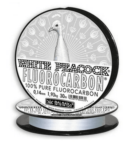 Леска BALSAX "White Peacock Fluorocarbon BOX" 50м 0,14 (1,93кг)											