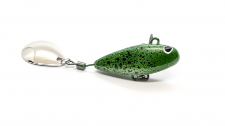 Тейл-спиннер HURRICANE 32g LONG Pearl green