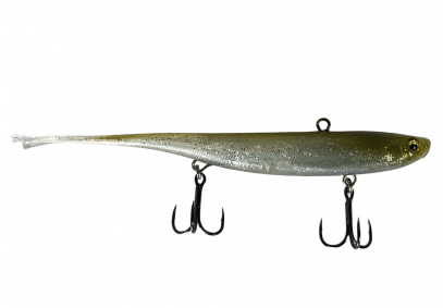 Баланслаг Jig It Whale Tail 110mm 24g цв. F12 Smoky shiner