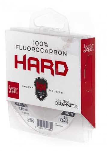 Леска моно. Lucky John FLUOROCARBON Hard 030/023						