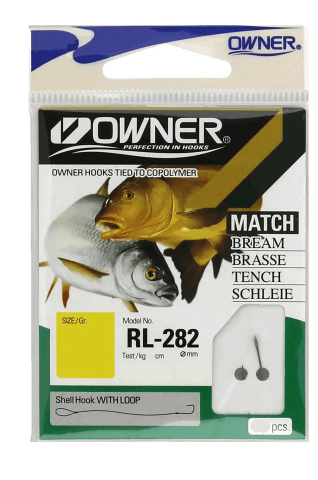 Крючок с поводком OWNER RL-282  № 8 (70см, 0.22, 10шт.)																		