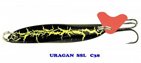Блесна   SSL Uragan C38   45mm   7g							