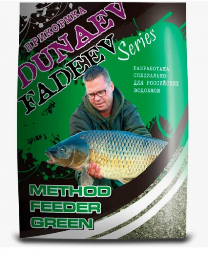 Прикормка "DUNAEV-FADEEV" 1кг Feeder Method Green											