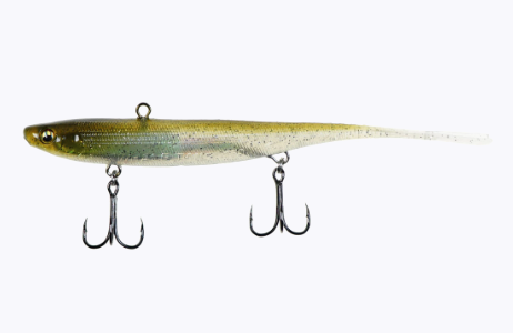 Баланслаг Jig It Whale Tail 130mm 22g цв. F12 Smoky shiner