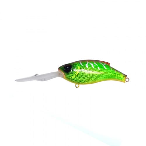 Воблер TSURIBITO DEEP CRANK 65SDR / 111 CRACK CHARTREUSE TIGER						
