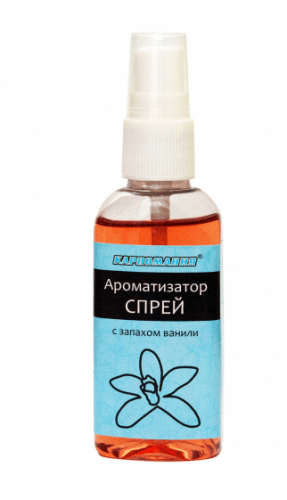 Ароматизатор спрей с запахом Ванили 50г флакон																		