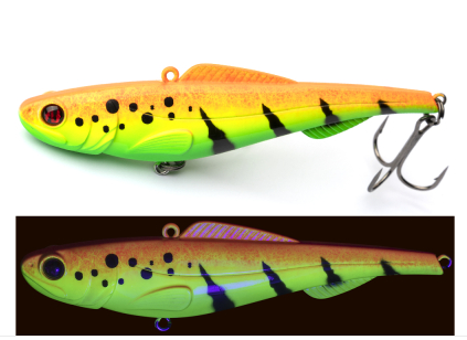 Воблер FA Relax Wagner Vib 90 V14  (тип: ратлин, плавучесть: тонущий, длина: 9 см., вес: 26г.)