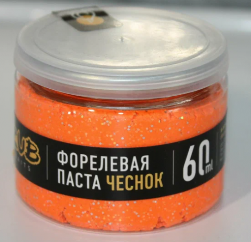 Паста ZUB 60мл Форель "Чеснок" оранжевая						