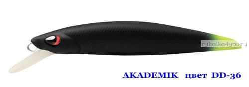Воблер AKADEMIK   SSV-AK   DD - 36       SP/0,7-1,1 m/4,9g/74 mm							