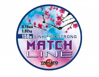 Леска Math Line (Yamato) монофильная , 0,148 мм , 1,85кг., дл. 150м  кор.