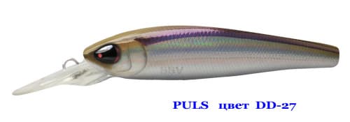 Воблер PULS   SSV-PU   DD - 27       FL/0,3-0,8 m/3,0g/52 mm			
