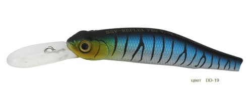 Воблер REFLEX  PRO  SSV - REP  DD-19  FL/1,2-1,8m/9,5g/80mm			