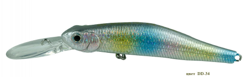 Воблер REFLEX  PRO  SSV - REP  DD-34  FL/1,2-1,8m/9,5g/80mm						