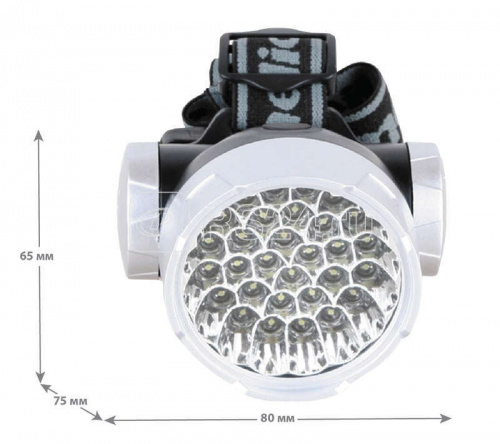 Фонарь Camelion LED 5325-30Mx (3xAA в компл,30strawLED,налобный, 4режима)																										