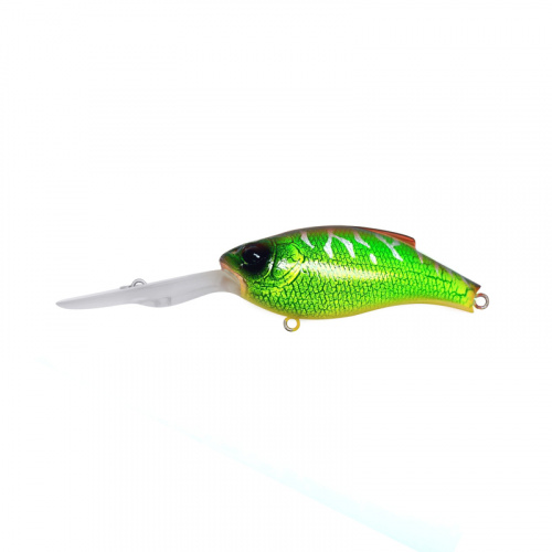 Воблер TSURIBITO DEEP CRANK 65SDR / 111 CRACK CHARTREUSE TIGER						