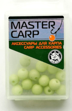 Бусина (коробочка) d.7 СВЕТЯЩАЯСЯ (силикон) (уп/15шт)					