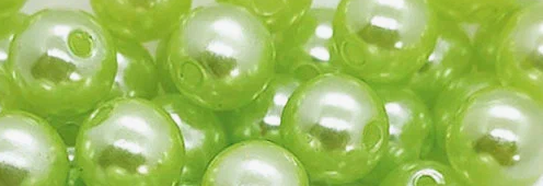 Бусина (пакет) d.9 САЛАТОВАЯ (силикон) (уп/12шт)				