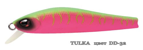 Воблер TULKA   SSV-TU   DD - 32      SP/0,5-1,0 m/3,1g/56 mm			