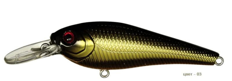 Воблер   MINNOW - M3S  SSV - M3S   -  03			