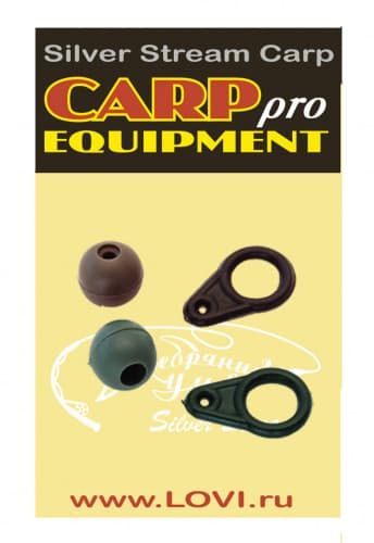 Элемент монтажа HK11507-06 Run rings + bead (уп. 10 шт.)   Dark Brown			