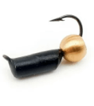 Мормышка Столбик с латунным шариком 0,6 гр. (черный)	