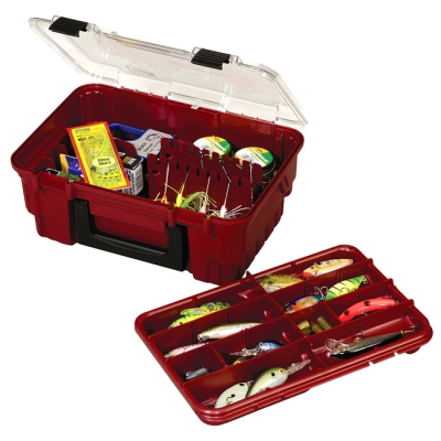 Ящик PLANO 1348-30 для приманок 2х секционый с прозрачной крышкой						