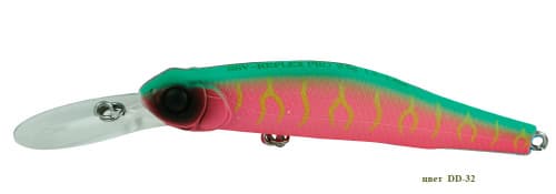 Воблер REFLEX  PRO  SSV - REP  DD-32  FL/1,2-1,8m/9,5g/80mm			
