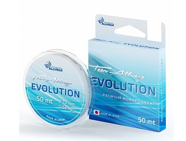 Леска монофильная ALLVEGA "Evolution " 50м 0,06мм (0.51 кг) прозрачная
