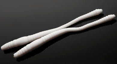 Приманка Libra Lures Dying Worm 70 (001) (Сыр) (7.0см) 15 шт.	