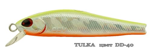Воблер TULKA   SSV-TU   DD - 40      SP/0,5-1,0 m/3,1g/56 mm			