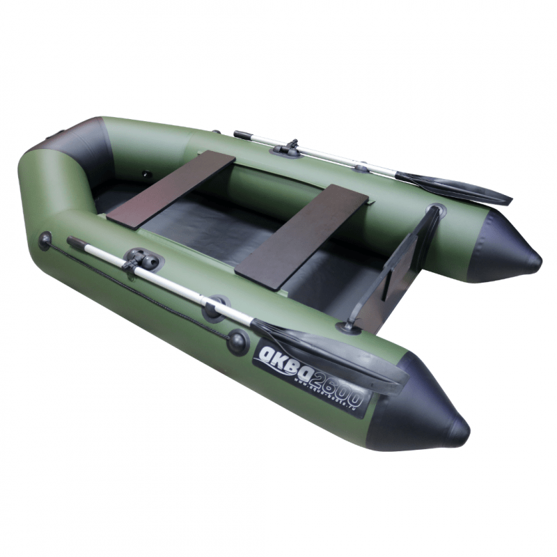 Лодка "Аква"  2900 зеленый/черный