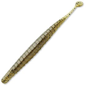 Виброхвост Tsunekichi Stick Shad , 4#, 10см., цвет GREEN PUMPKIN