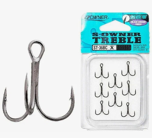 Крючок-тройник Owner ST-36BC (5636) BC №18 (8шт.) 