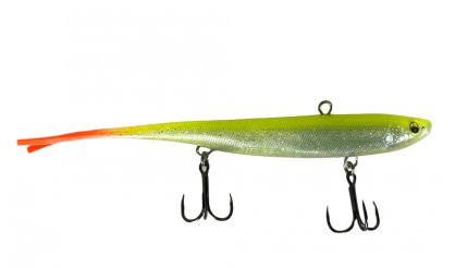 Баланслаг Jig It Whale Tail 110mm 24g цв. F13 Shiny lime 
