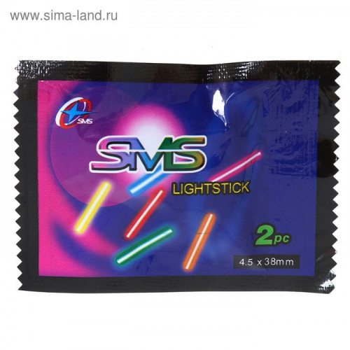 светлячки "Sms" (2 шт в пакетике, 4.0 х 39мм)