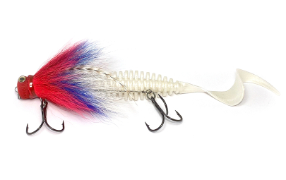 Приманка BEARDED MOUSE (Phantom Double Tail 135 mm) col. #322