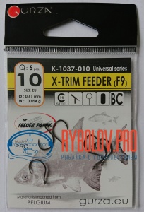Крючки Gurza-X-TRIM FEEDER (F9) №14 BC (7шт/уп)												