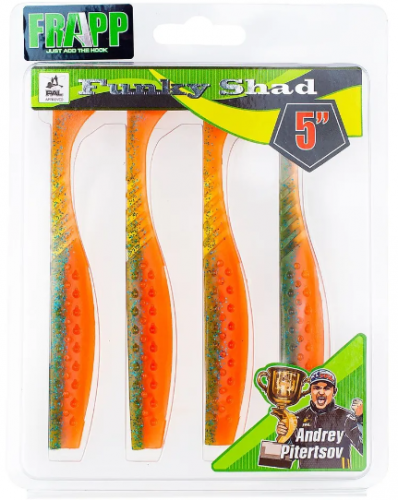 Приманка силиконовая Фрапп Funky Shad 5" #PAL11 (4 шт/уп)	