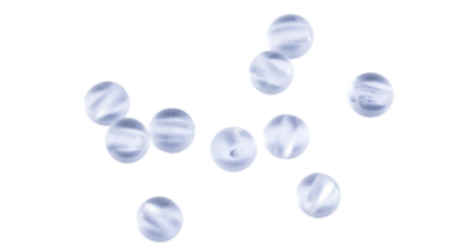 Стопорная бусина KDF Rubber Shock Beads 60-9258 d-7,5 мм (Прозрачный), 