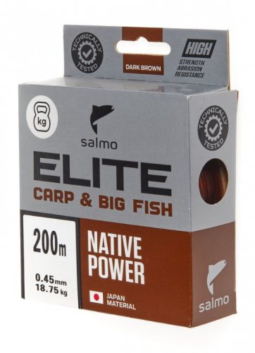 Леска моно. Salmo Elite CARP & BIG FISH 200/045						