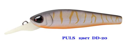 Воблер PULS   SSV-PU   DD - 20       FL/0,3-0,8 m/3,0g/52 mm			