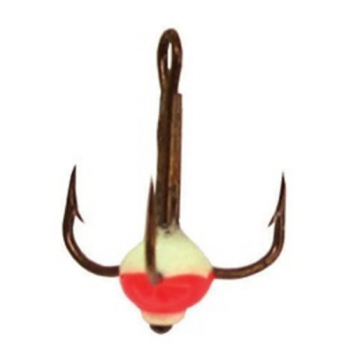 Крючок-тройник для приманок Lucky John с каплей цвет. разм.010/02