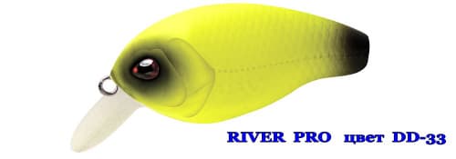 Воблер RIVER  PRO   SSV-RP   DD - 33       FL/0,5-1,0 m/5,0g/40 mm			